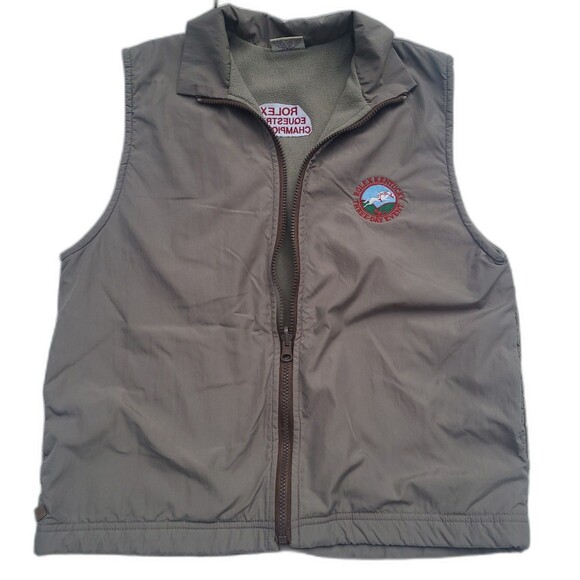 Rolex Other - Vtg Rolex Equestrian Championship Puffer Vest Western Boink Made in USA